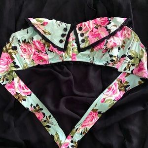 betsy johnson 'beauty mark' bikini top